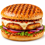 Veg Schezwan Cheese Burger