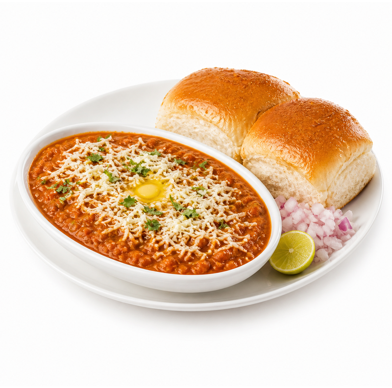 cheese-pav-bhaji Cheese Pav Bhaji - Image 1
