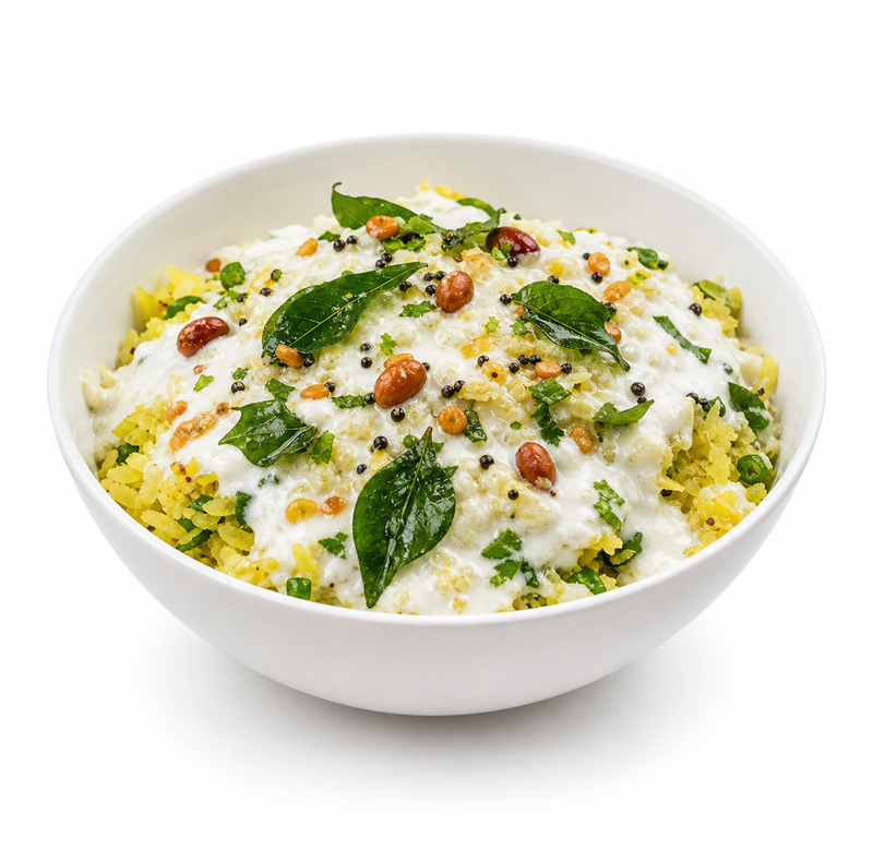 poha-curd Poha - Curd - Image 1